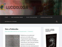 Tablet Screenshot of lucidologia.pl